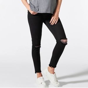 ASOS maternity ripped skinny boyfriend jeans